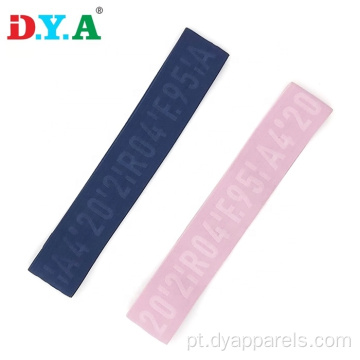 Marcas personalizadas em relevo Wicking Wicking Unissex Headbands